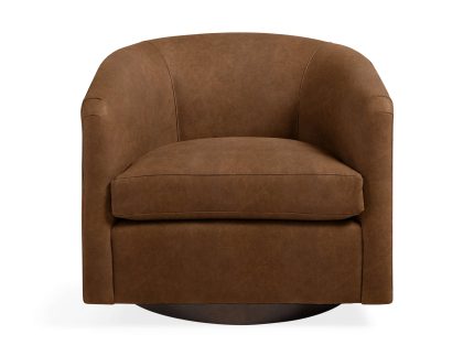 Bowan Leather Swivel Chair