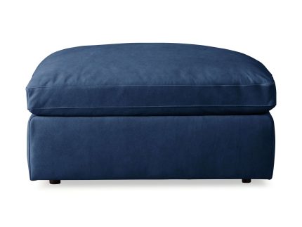 Beale Leather Ottoman